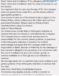 Terms and Conditions