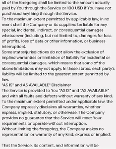 Terms and Conditions 4