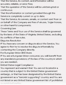 Terms and Conditions 5
